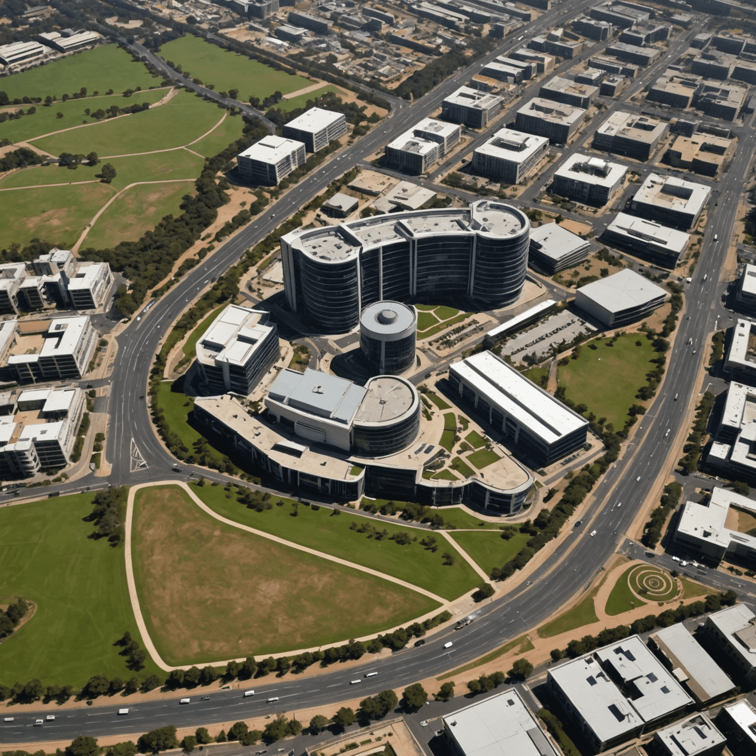 Map showing the location of Protea Strategies offices in Sandton, Johannesburg